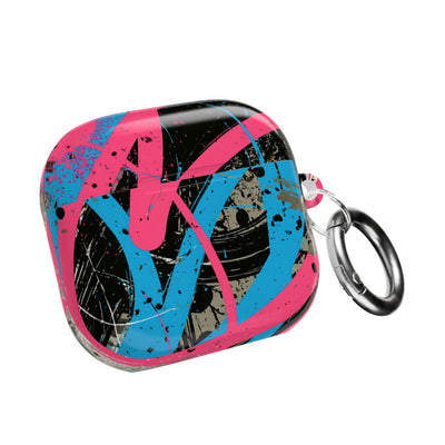 Cyber Splatter Flow · Hard Case for AirPods & AirPods Pro · Pink
