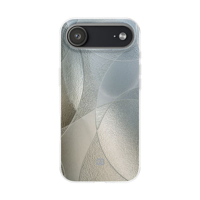 Silver Lite Phone Case for iPhone - Frosted Silver Mosaic