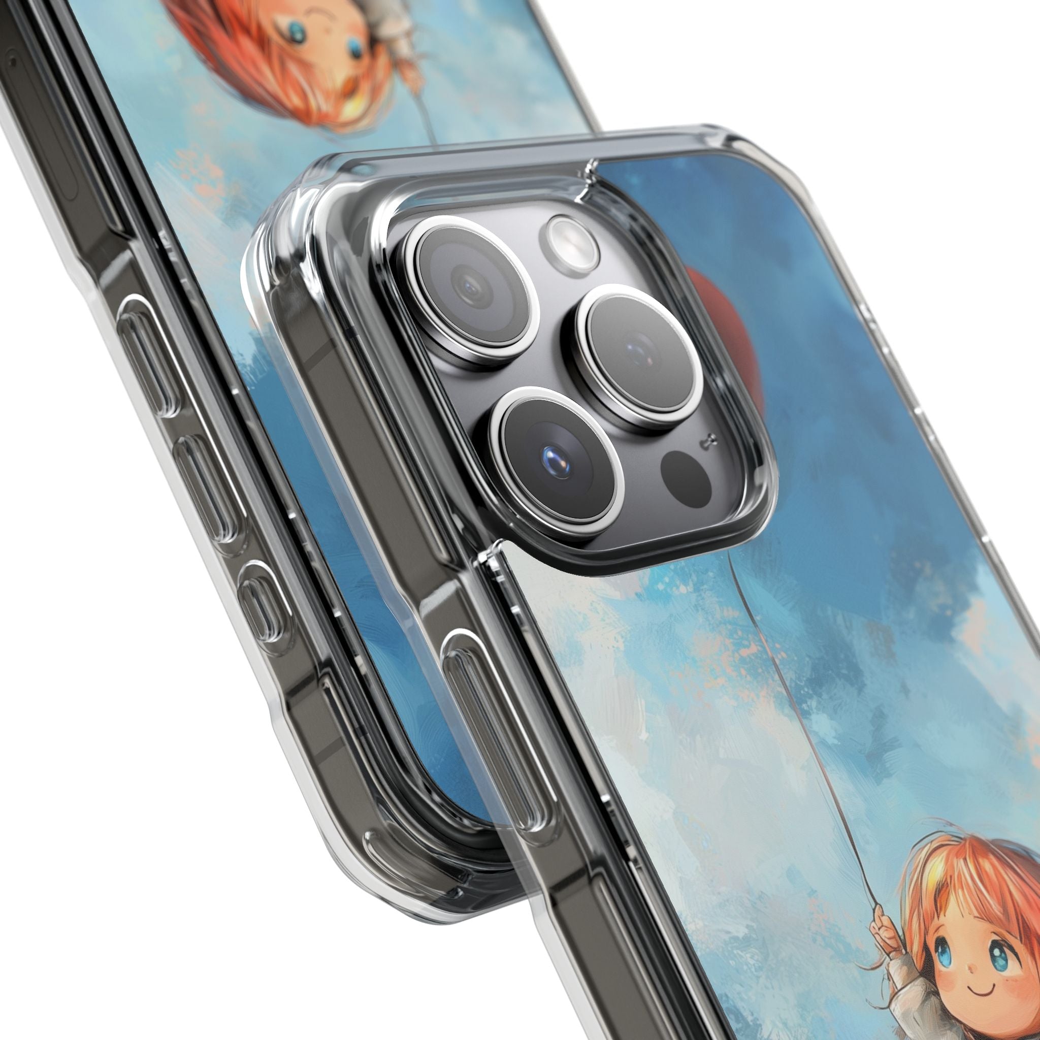 Crimson Heart Sky · Impact Phone Case for iPhone · Magsafe