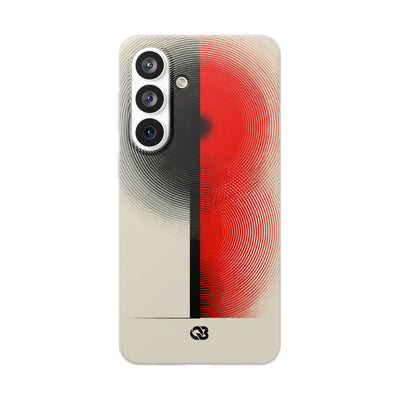 Red Lite Phone Case for Samsung - Split Signal Red