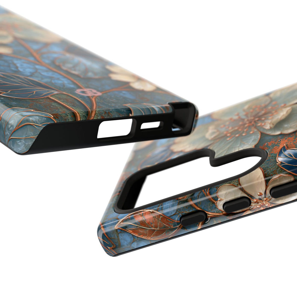 Gilded Blossom Reverie · Tough Phone Case for Samsung · Teal