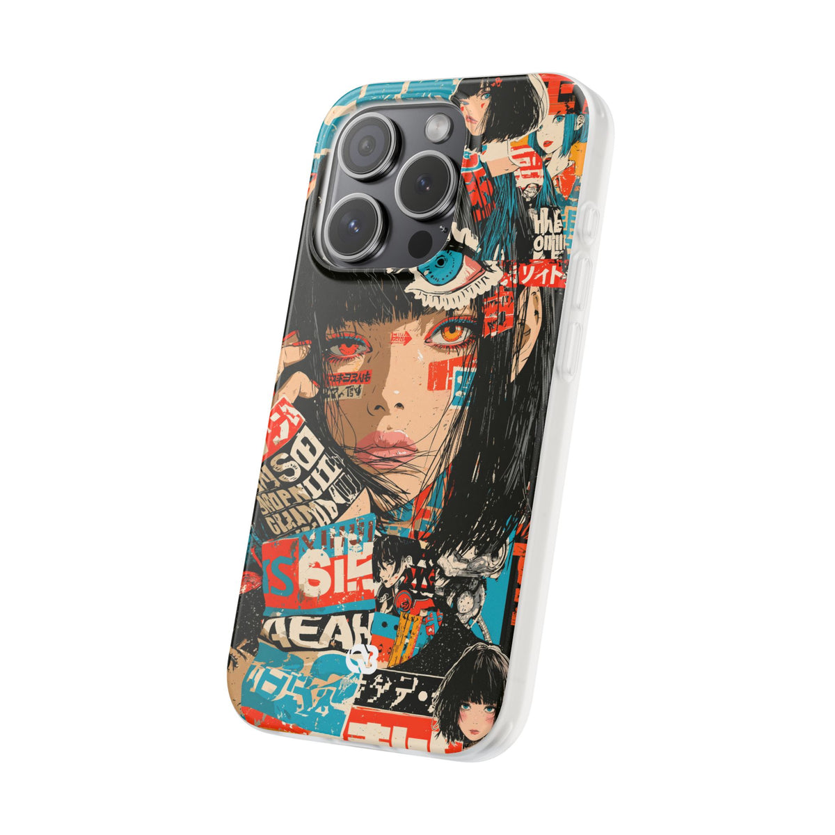 Shibuya Street Collage · Lite Phone Case for iPhone ·  Red