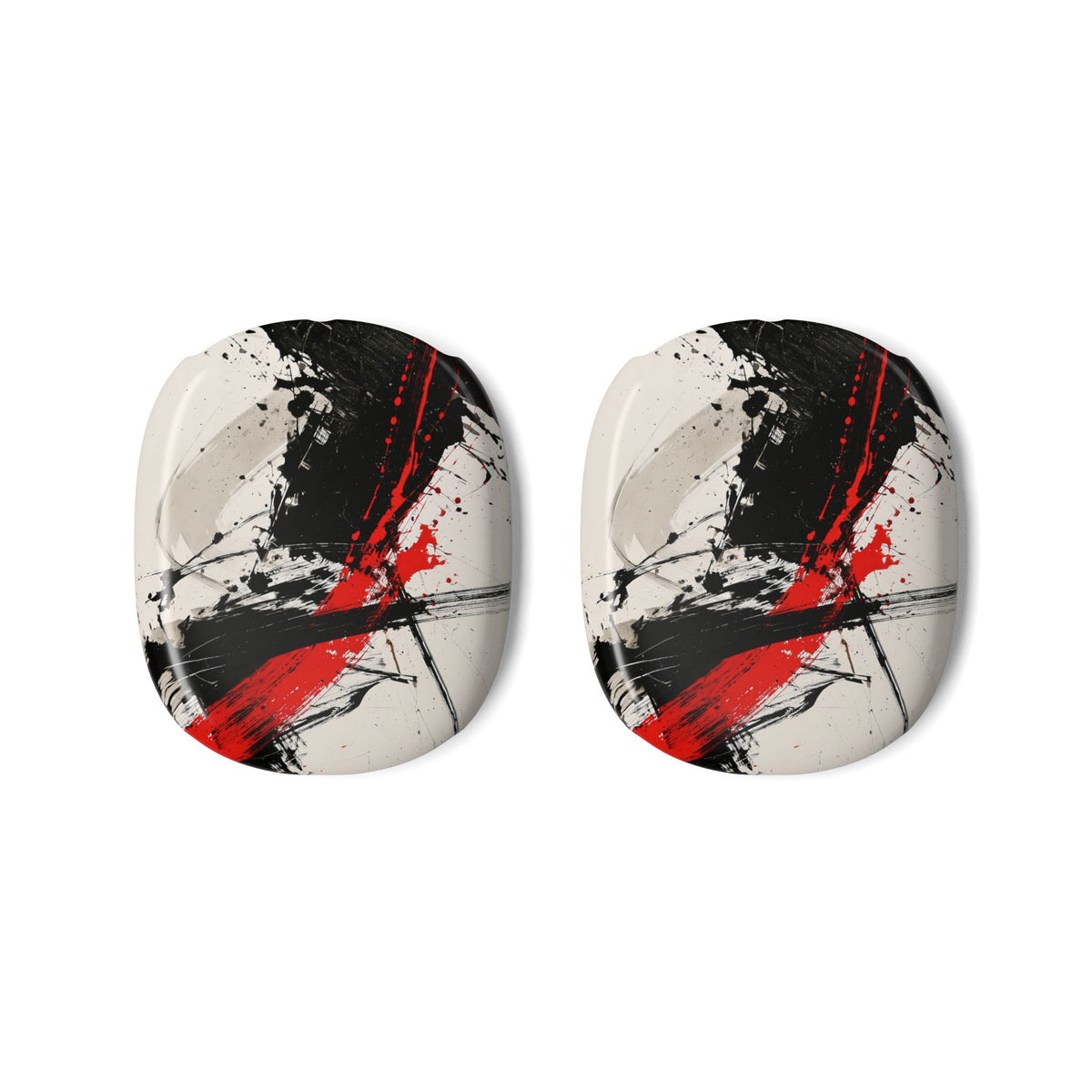 Crimson Sumi Slash · Hard Case for AirPods Max · White