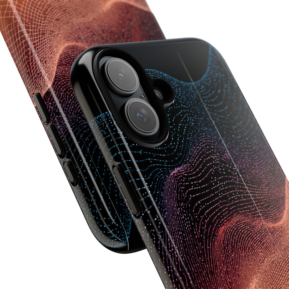 Spectral Elevation · Tough Phone Case for iPhone · Orange