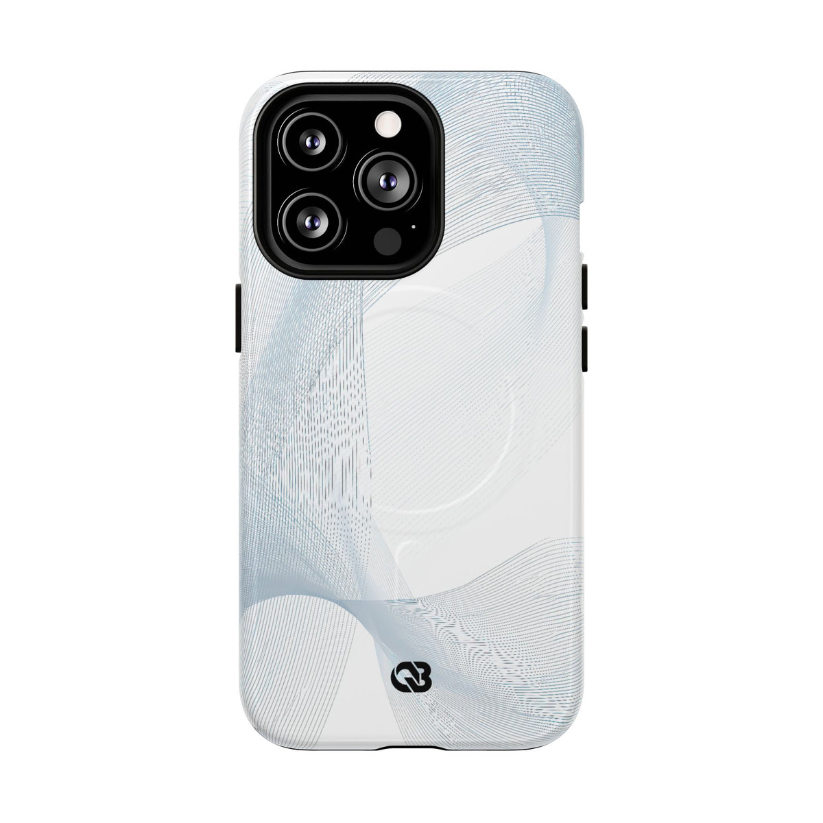 Glacial Contour Waves · Tough 2.0 Magnetic Phone Case for iPhone · White