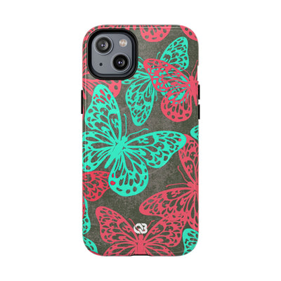 Electric Papillon · Tough 2.0 Magnetic Phone Case for iPhone · Pink