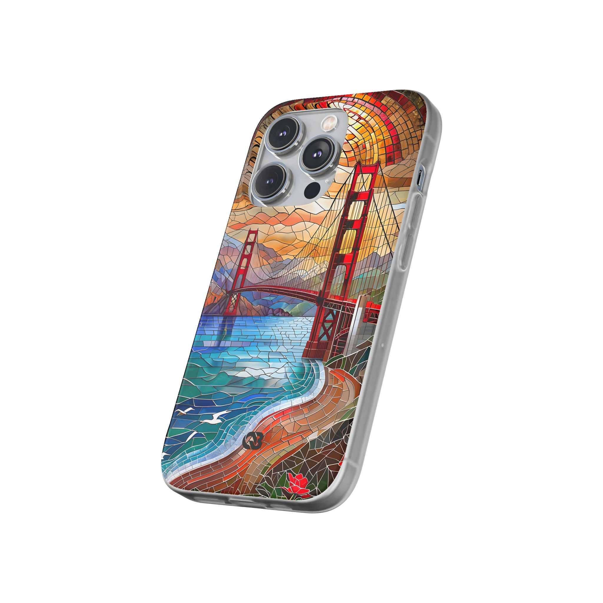 Crimson Arch Coast · Soft Custodia per iPhone