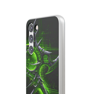 Cyber Sigil Grid · Lite Phone Case for Samsung · Green