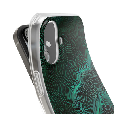 Emerald Topo Ridge · Lite Phone Case for iPhone ·  Green