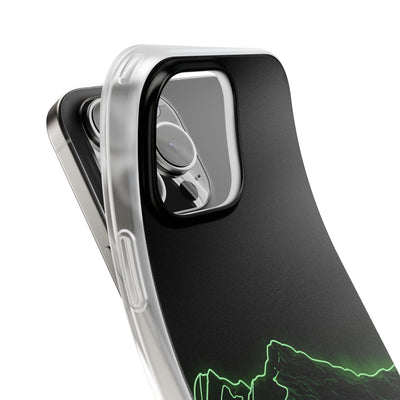 Nordic Mountain Contour · Lite Phone Case for iPhone ·  Black
