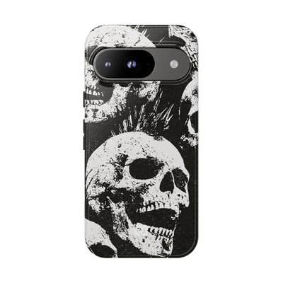 Punk Skull Riot · Tough Phone Case for Pixel ·  Black