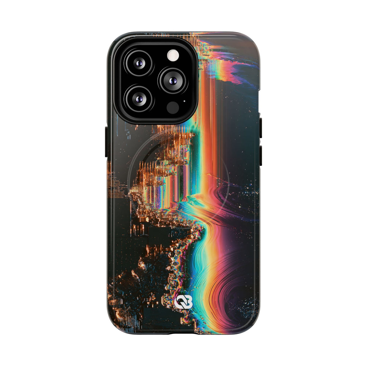 Prismatic Circuit · Tough 2.0 Magnetic Phone Case for iPhone · Black