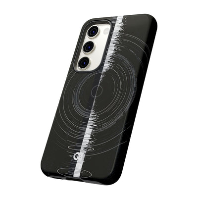 Black Tough Phone Case for Samsung - Obsidian Orbital Signal