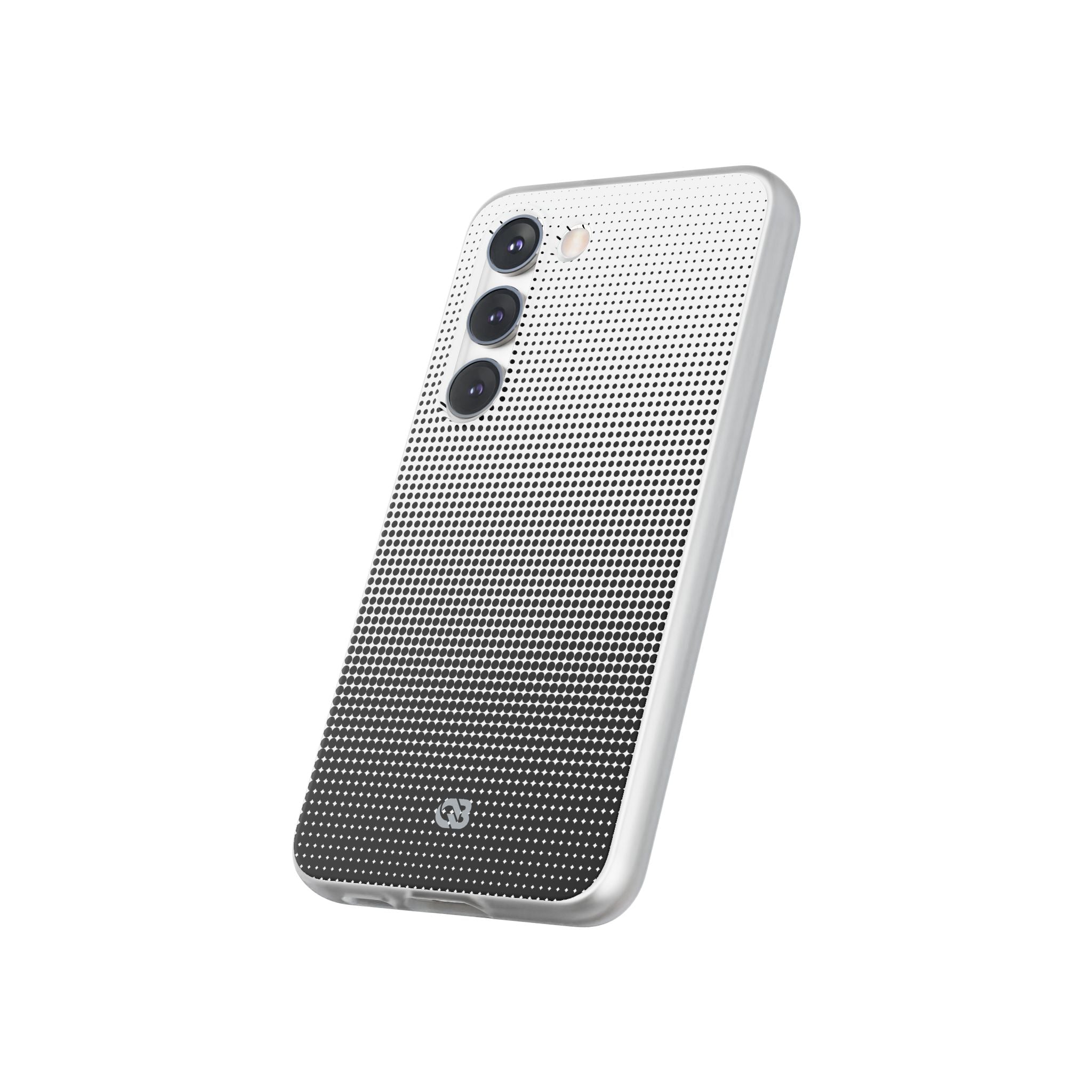 Black Lite Phone Case for Samsung - Obsidian Halftone Flux