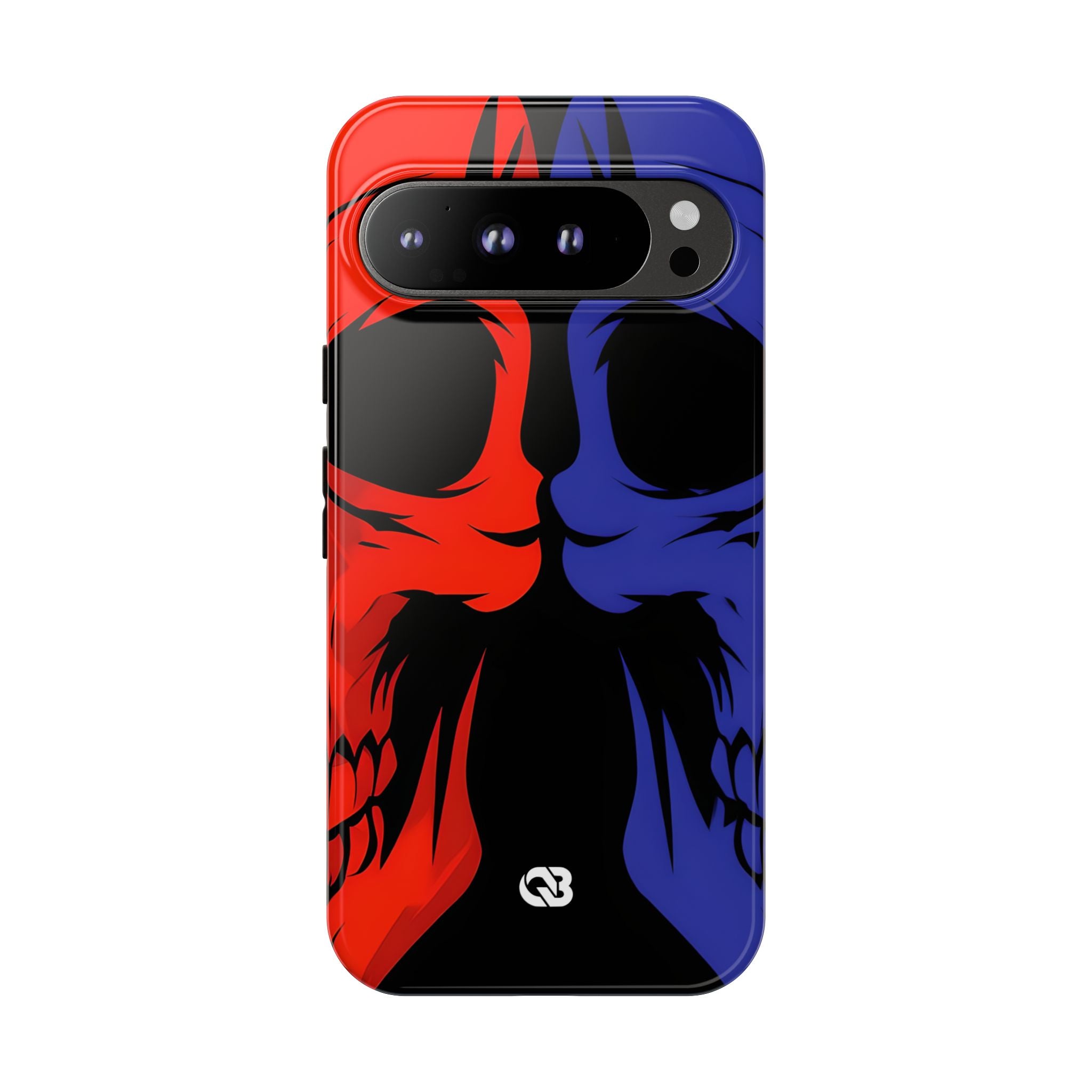 Crimson Cobalt Skulls · Tough Phone Case for Google Pixel