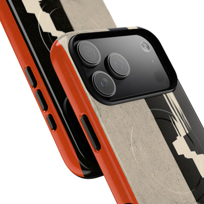 Orange Tough 2.0 Magsafe Phone Case for iPhone - Orange Monolith Rift