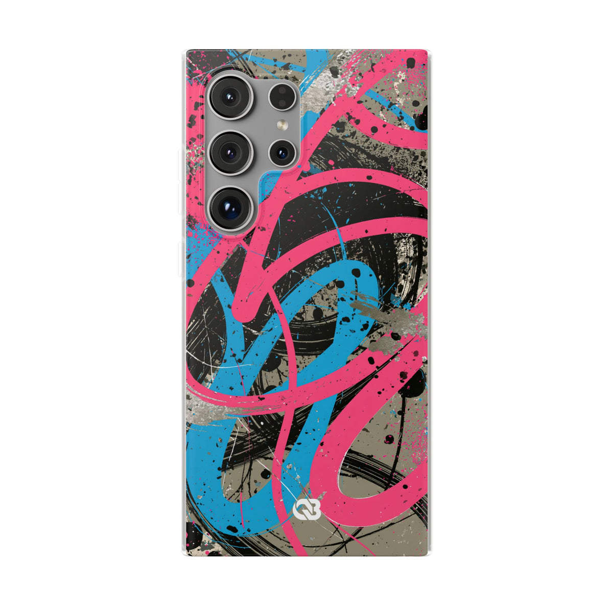 Cyber Splatter Flow · Lite Phone Case for Samsung · Pink