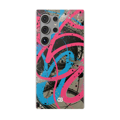 Cyber Splatter Flow · Lite Phone Case for Samsung · Pink