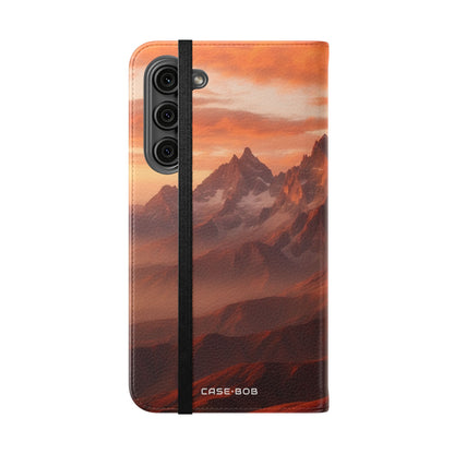 Sunset Peaks - Samsung S23+ Case - Wallet