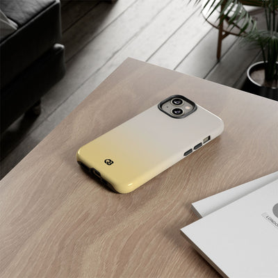 Yellow Tough Phone Case for iPhone - Bleached Citron Haze