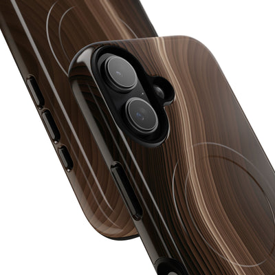 Brown Tough 2.0 Magsafe Phone Case for iPhone - Bronzed Canyon Relief