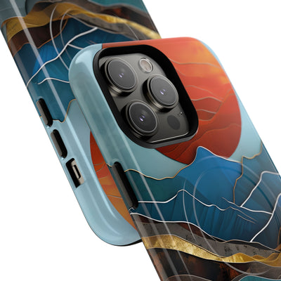 Molten Sun Peaks · Tough+ etui na telefon dla iPhone · Magsafe