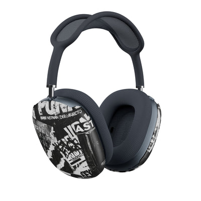 Underground Punk Collage · Hard Case for AirPods Max · Black