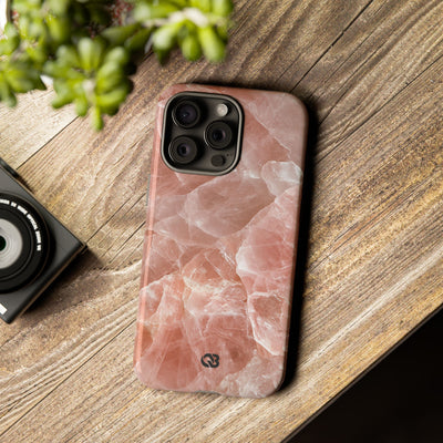 Rose Quartz Facet · Tough Phone Case for iPhone · Pink