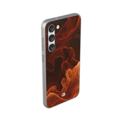 Amber Filament · Lite Phone Case for Samsung · Orange