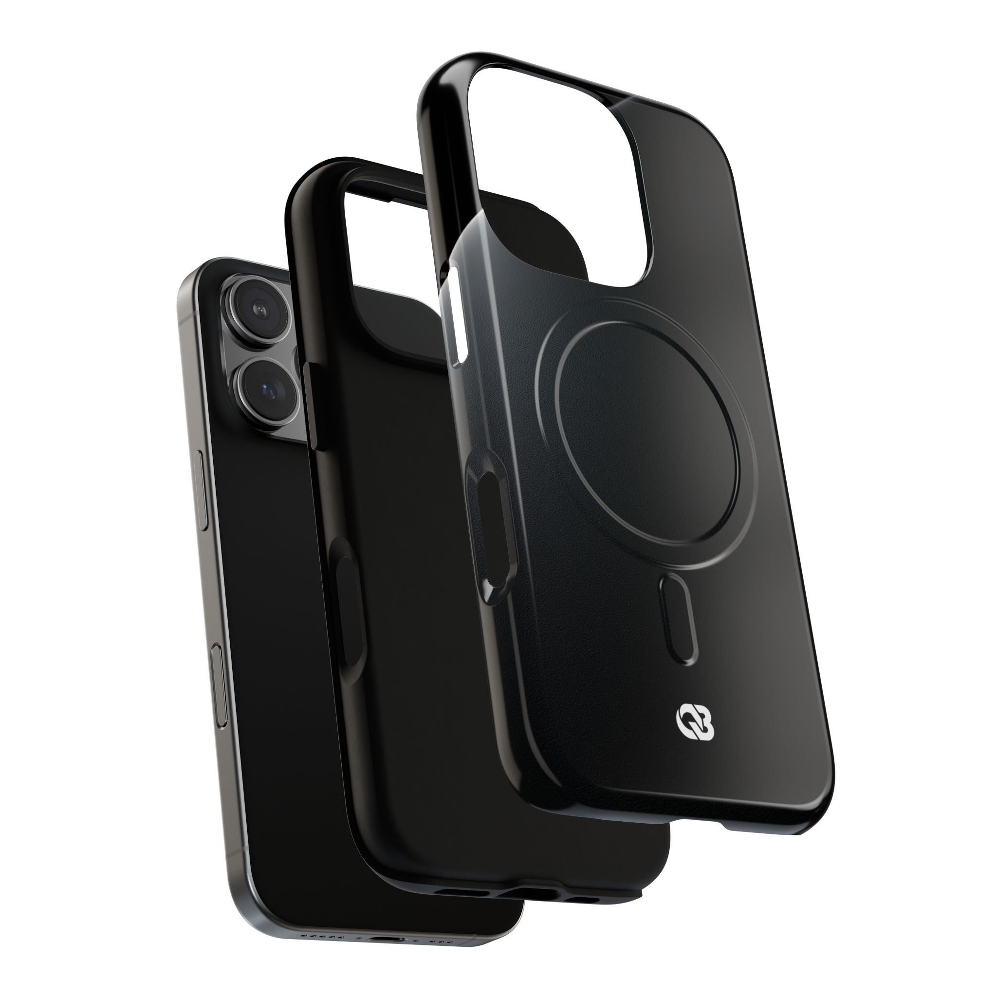 Black Tough 2.0 Magsafe Phone Case for iPhone - Obsidian Lunar Arch