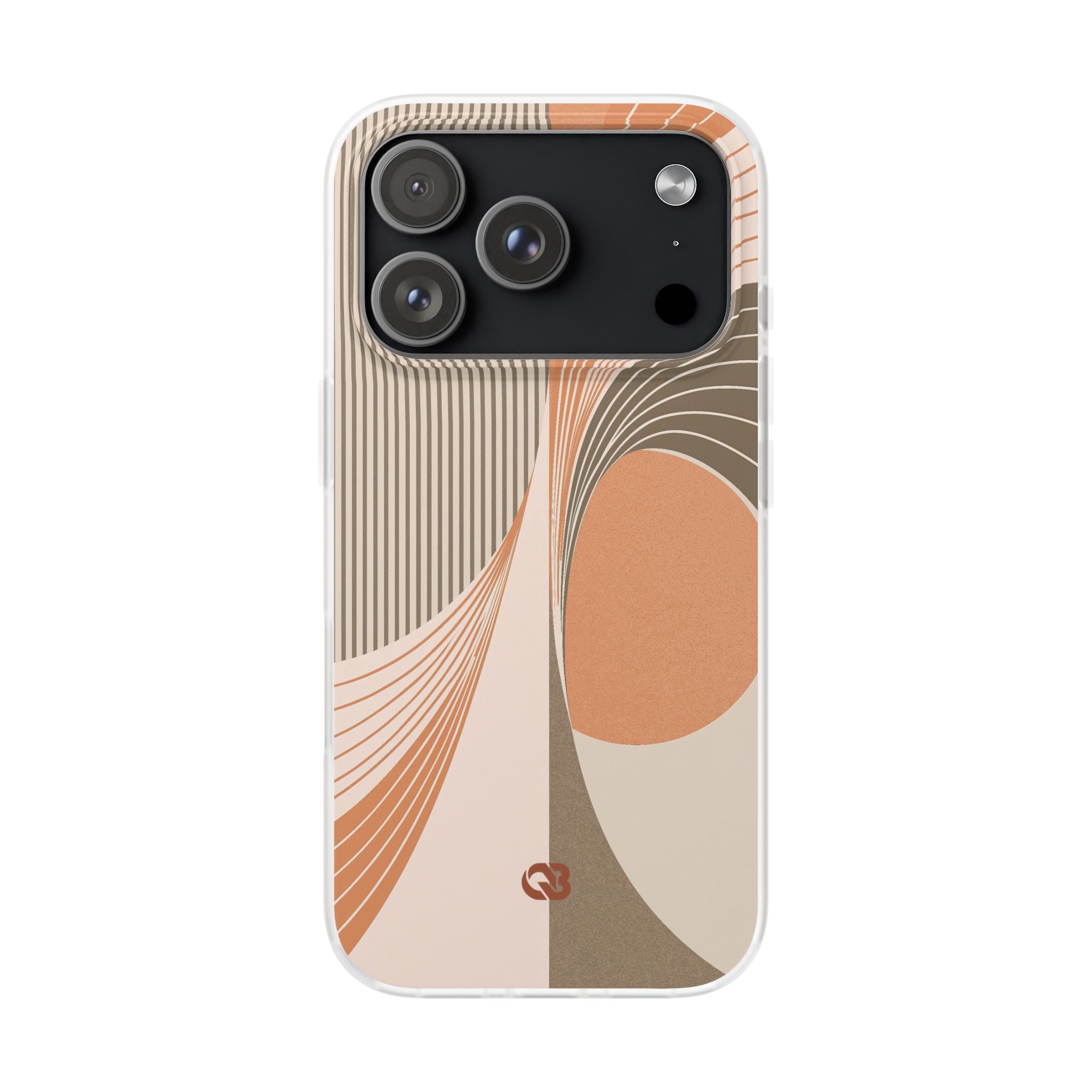 Orange Lite Phone Case for iPhone - Desert Arc Horizon