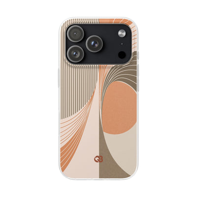 Orange Lite Phone Case for iPhone - Desert Arc Horizon