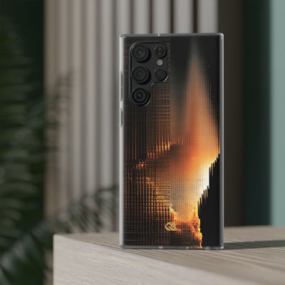 Luminous Grid · Lite Phone Case for Samsung · Black
