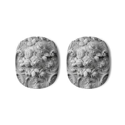 Rococo Marble Rose · Hard Case for AirPods Max · White