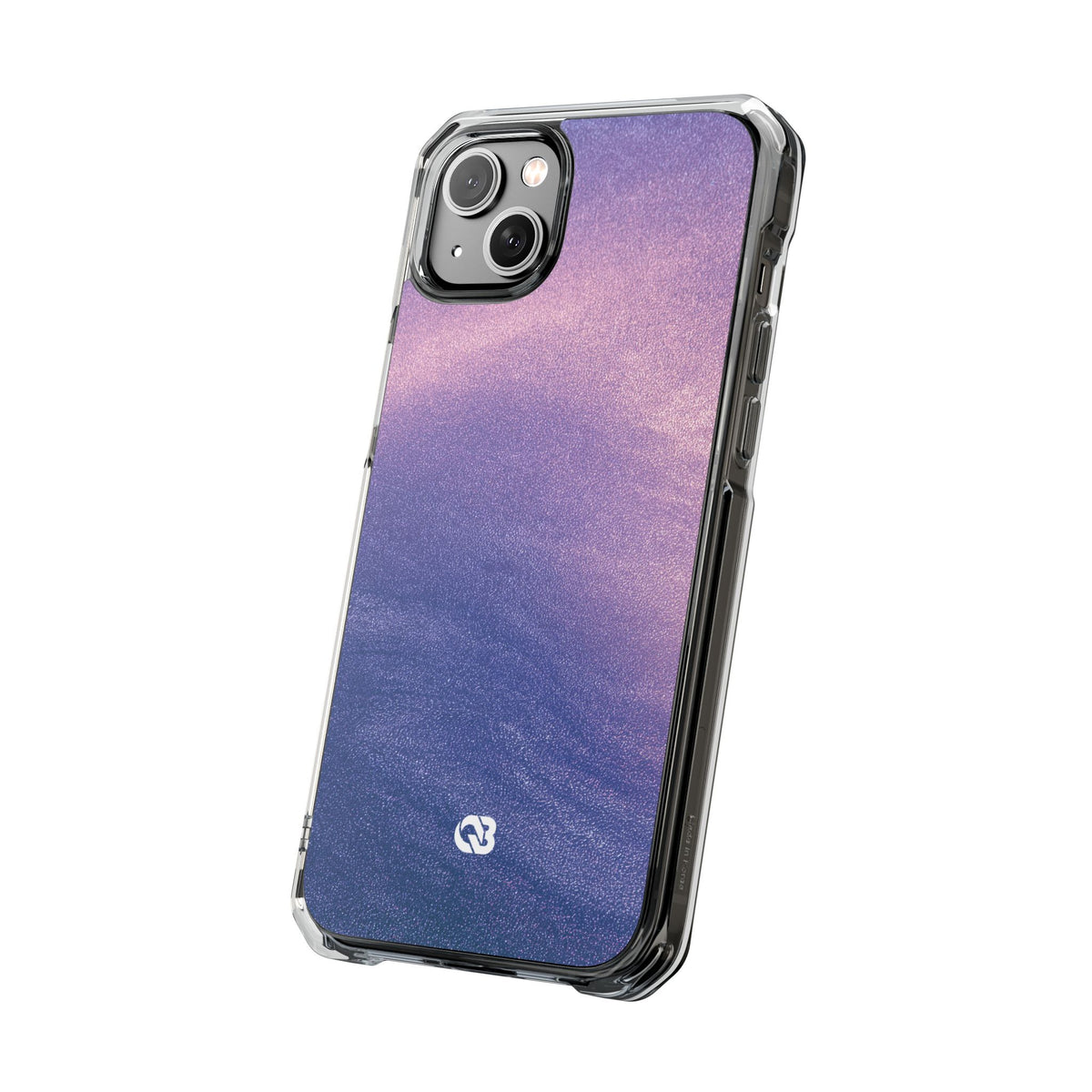 Ethereal Violet Glow · Clear Impact Magnetic Phone Case for iPhone · Purple