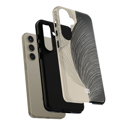 Minimal Frond Study · Tough Phone Case for Samsung · Black