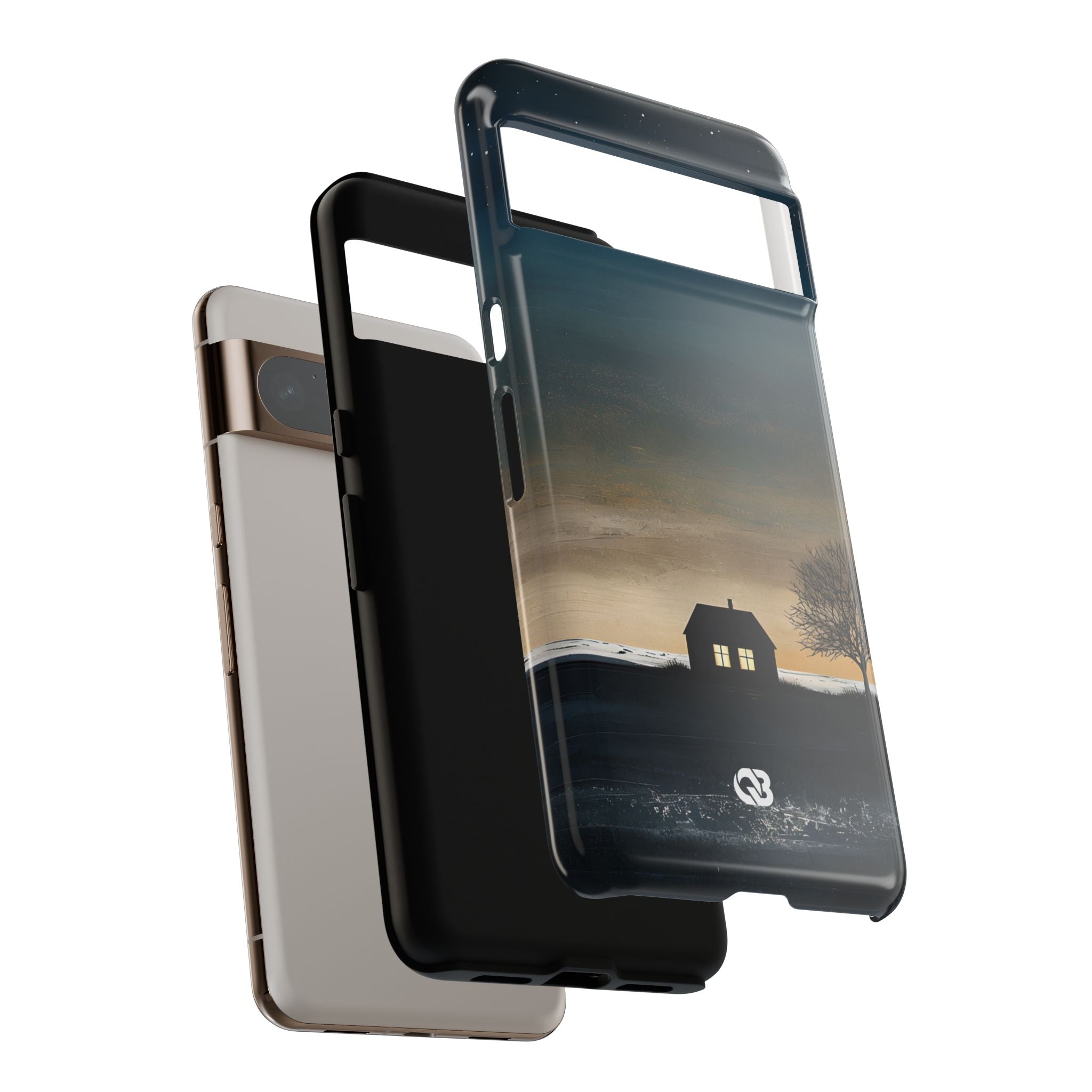 Midnight Cabin Glow · Tough Phone Case for Google Pixel