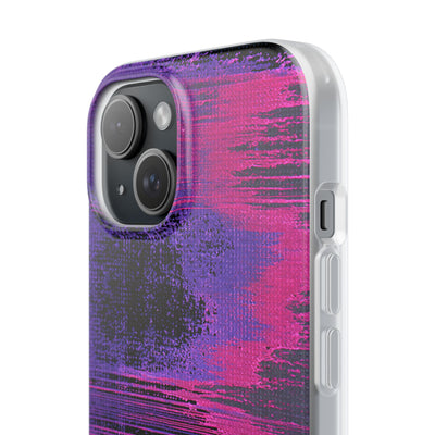 Neon Signal Shift · Lite Phone Case for iPhone ·  Purple