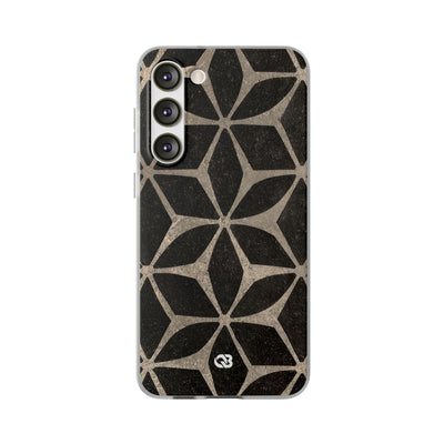 Concrete Mosaic Star · Lite Phone Case for Samsung · Black