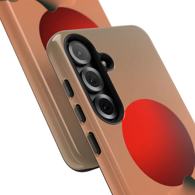 Crimson Sol Ridge · Tough Phone Case for Samsung · Red