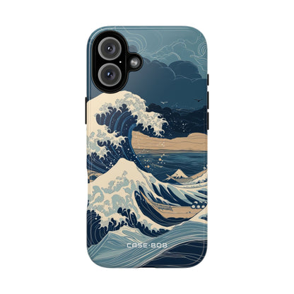 Cresting Blue Wave iPhone 16 Plus Case - Tough