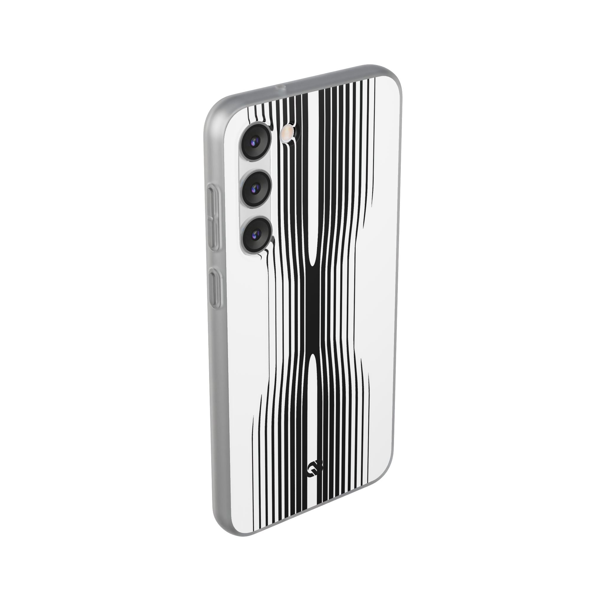White Lite Phone Case for Samsung - Kinetic Mono Distortion