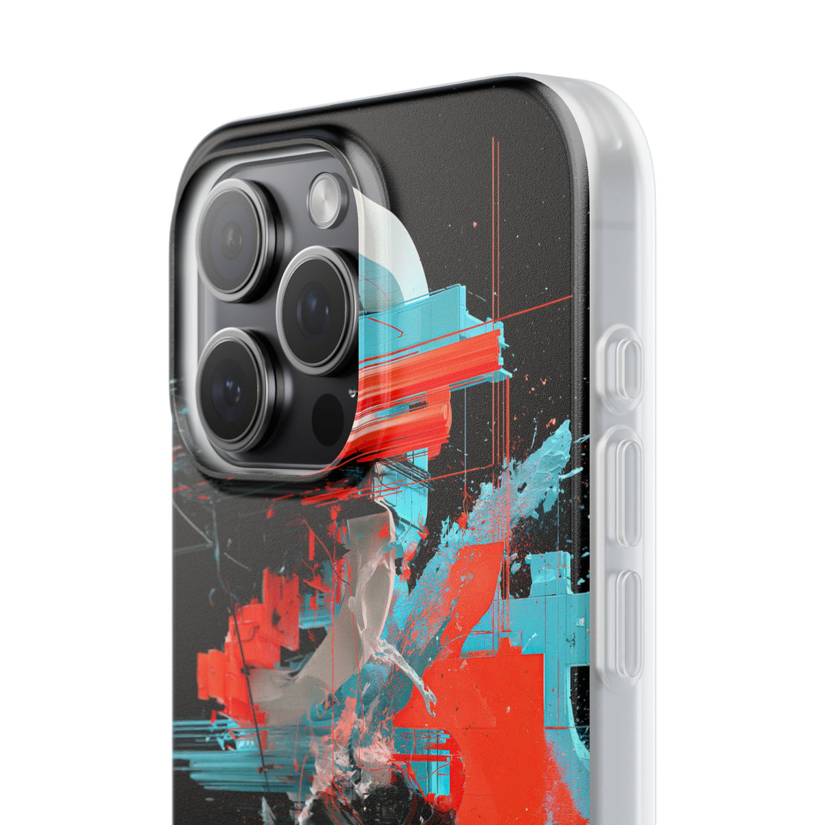 Fragmented Cyber Core · Lite Phone Case for iPhone ·  Black