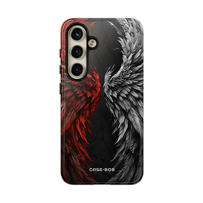 Crimson White Wings Samsung S24 Case - Tough