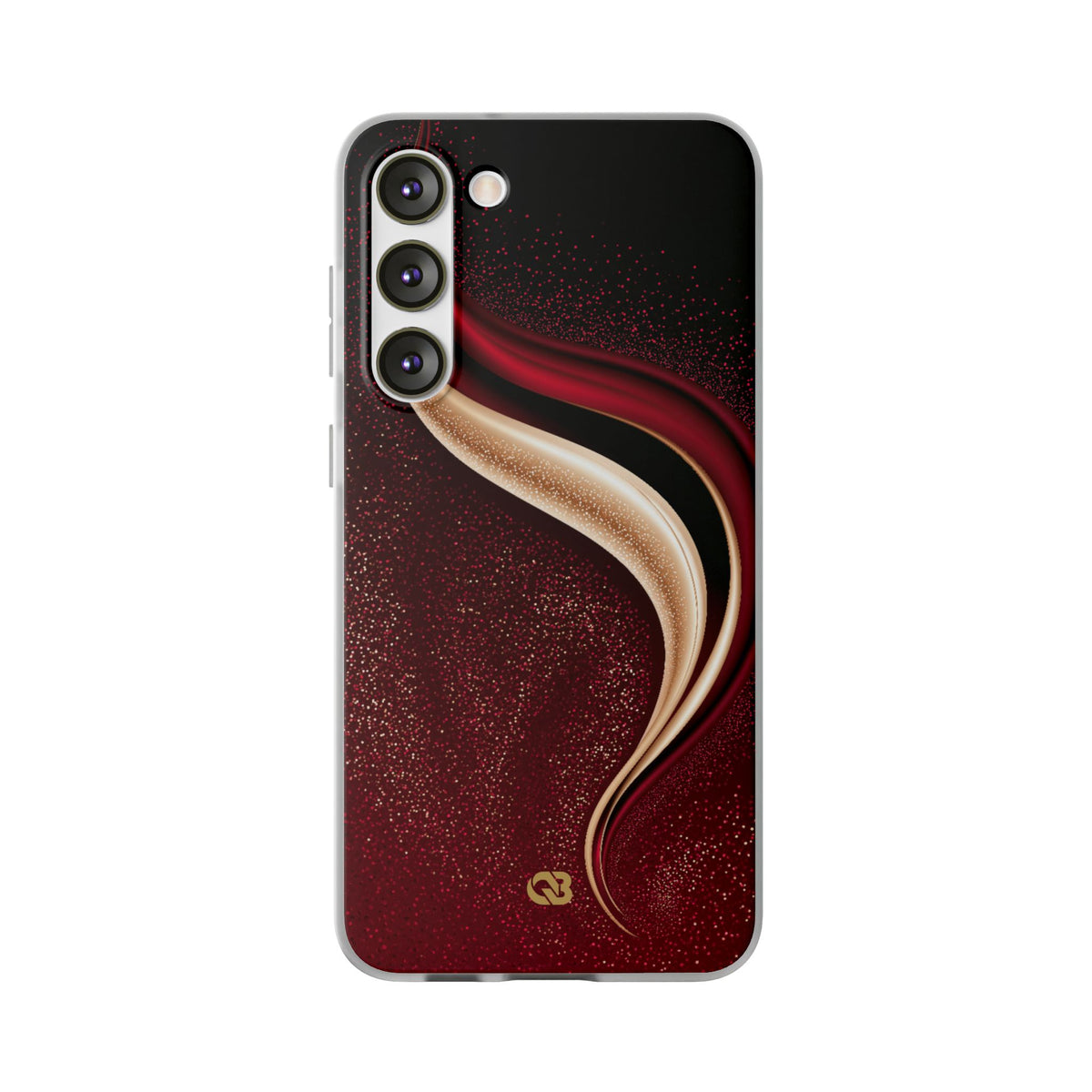 Gilded Crimson Flow · Lite Phone Case for Samsung · Red