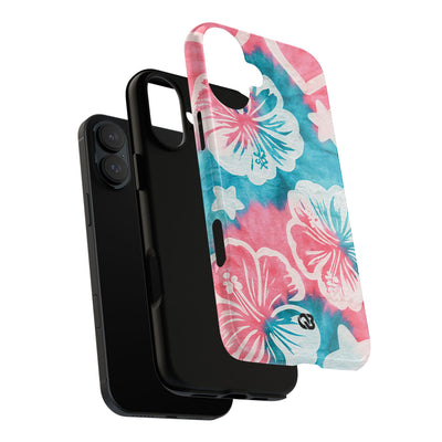 Tropical Hibiscus Bloom · Tough Phone Case for iPhone · Teal