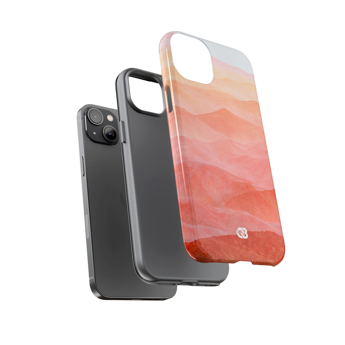 Alpenglow Ridge Vista · Tough Phone Case for iPhone · Orange