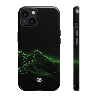 Nordic Mountain Contour · Tough Phone Case for iPhone · Black