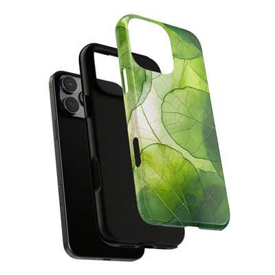 Emerald Leaf Veins · Tough Phone Case for iPhone