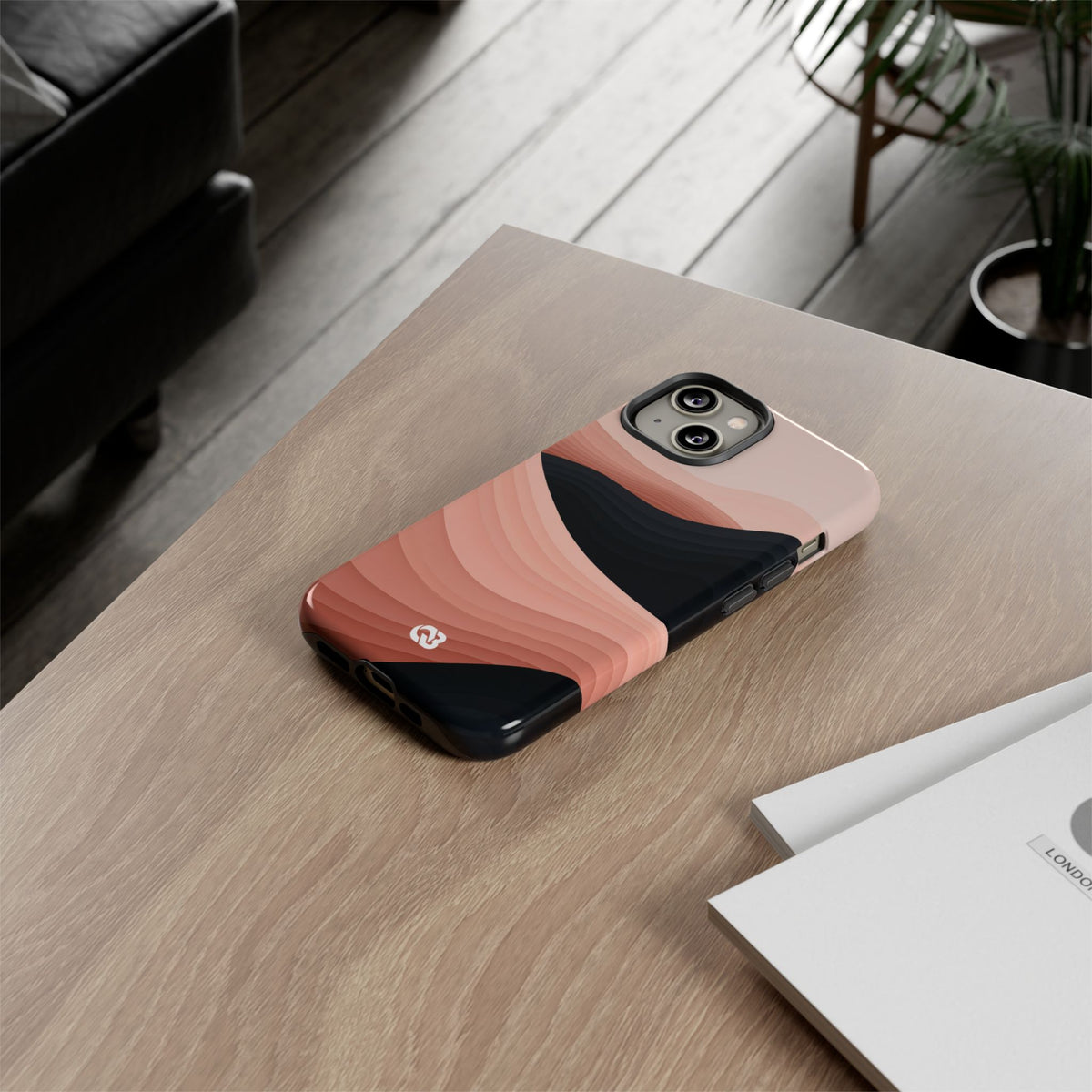 Terracotta Horizon · Tough Phone Case for iPhone · Orange